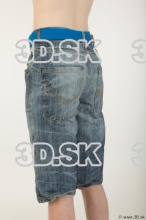 Thigh blue jeans shorts of Wesley 0004